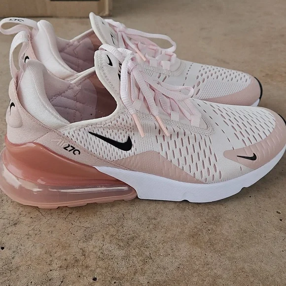 Nike women’s air max 270 soft pink size 8  [AH6789-604] Price Final - Picture 2 of 13